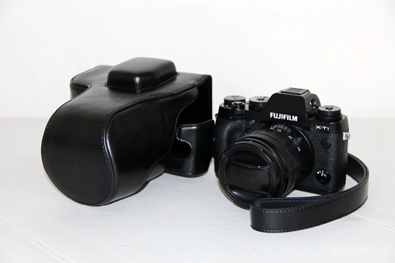 Для Fujifilm Fuji XT1 x-t1 Камера сумка PU Жесткий кожаный защитный чехол с плечевой ремень