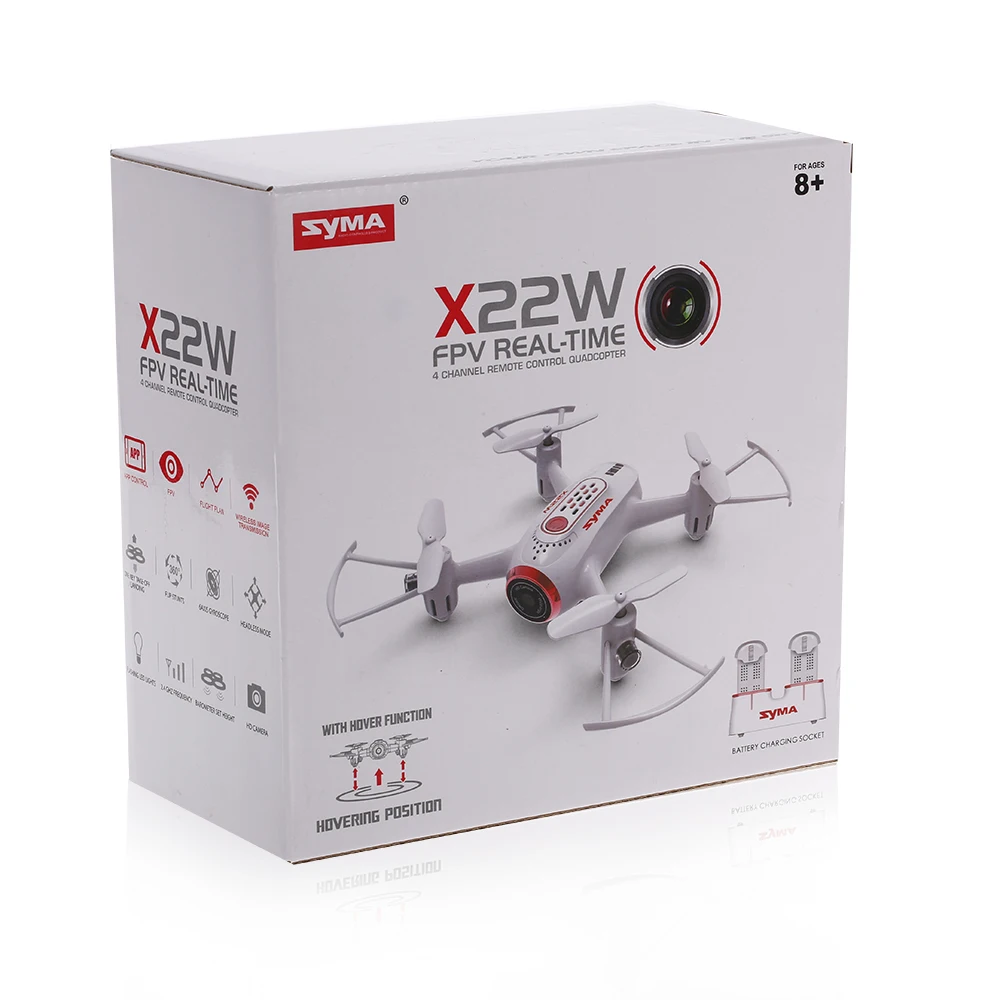 Новейший SYMA X22W RC вертолет Квадрокоптер Дрон FPV Wifi в режиме реального времени передача Безголовый режим Hover функциональные Дроны с камерой