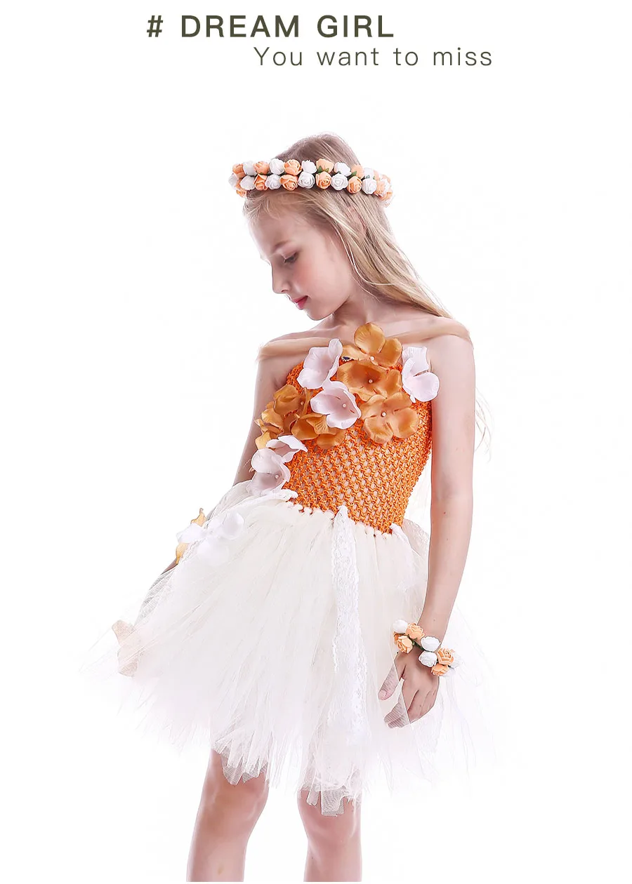 Moana Inspired Girls Flower Tutu Dress for Halloween Birthday Party Kids Lace Tulle Fancy Dress Children Dress Up Cosplay (16)
