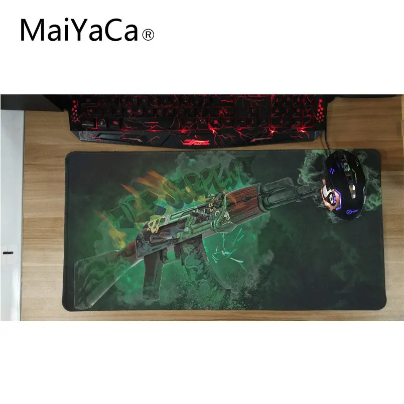 Maiyaca Лидер продаж CS: GO Обои игровой коврик для мыши против скольжения прямоугольник 30x60 см Коврик для мыши