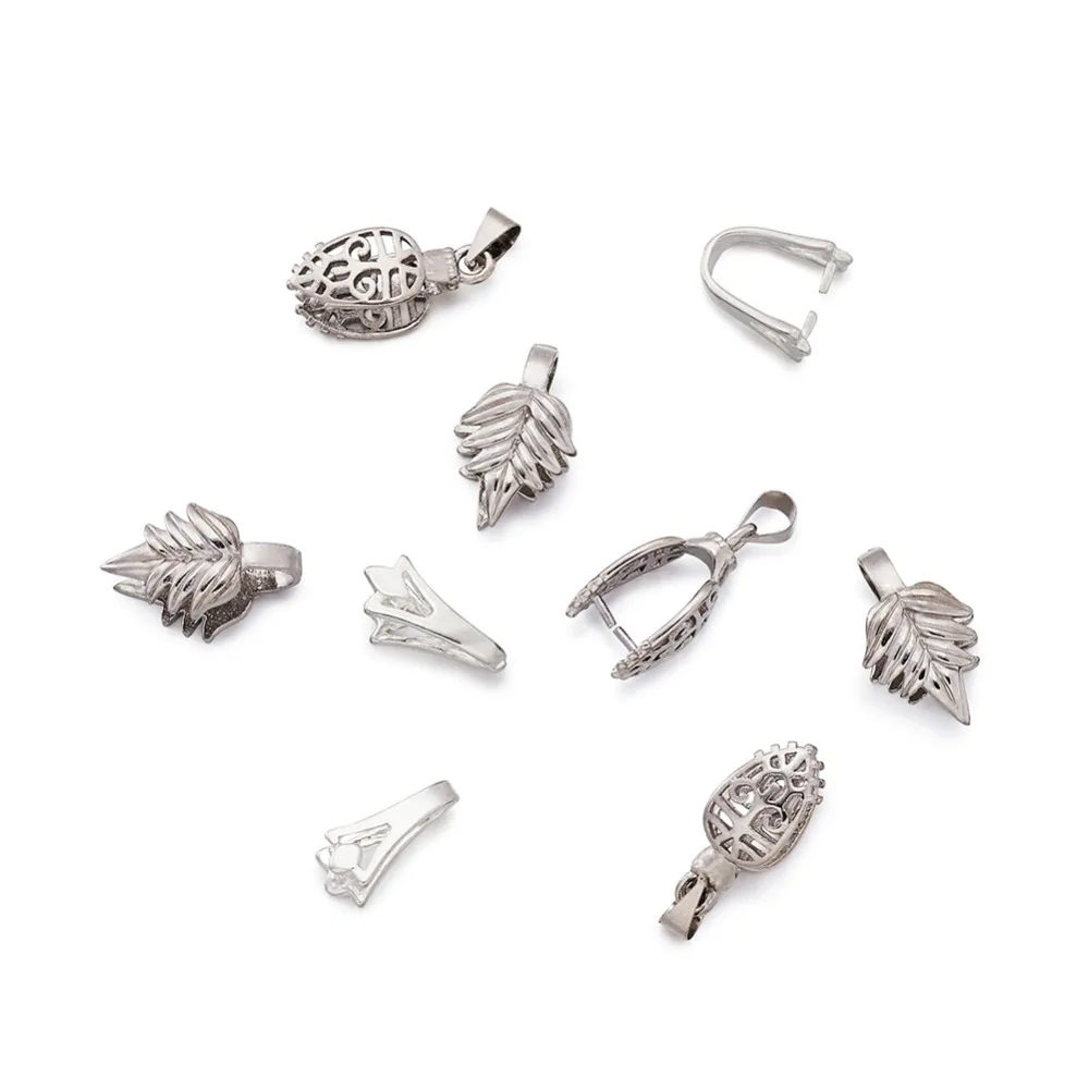 Ice Pick Necklace Jewellery Findings Clasp Bulk Buy DIY Pendant PINCH BAIL