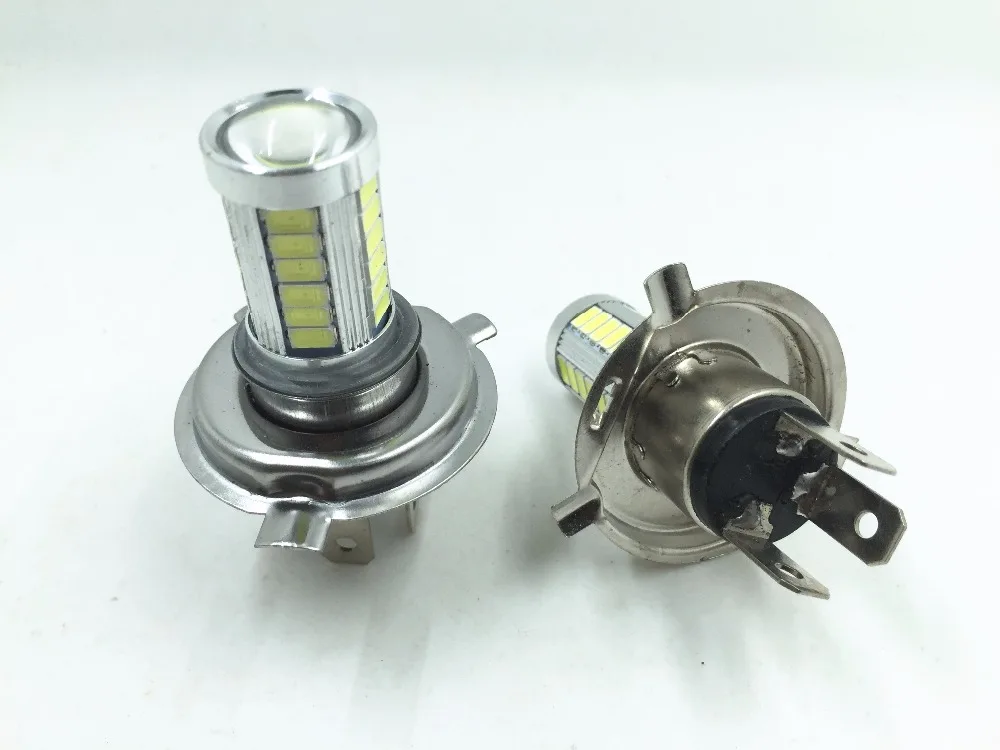 

2x 6000K White H4 9003 HB2 5630 SMD 33 LED Fog Light Bulb 800LM Single Beam Headlight DRL Auto Car Replacement Bulb