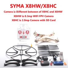 Syma X8HW X8HC Quadcopter FPV 6 Axis Quadrocopter Camera Remote Control Helicoptero RC Drones Com Camera HD Profissional Dron