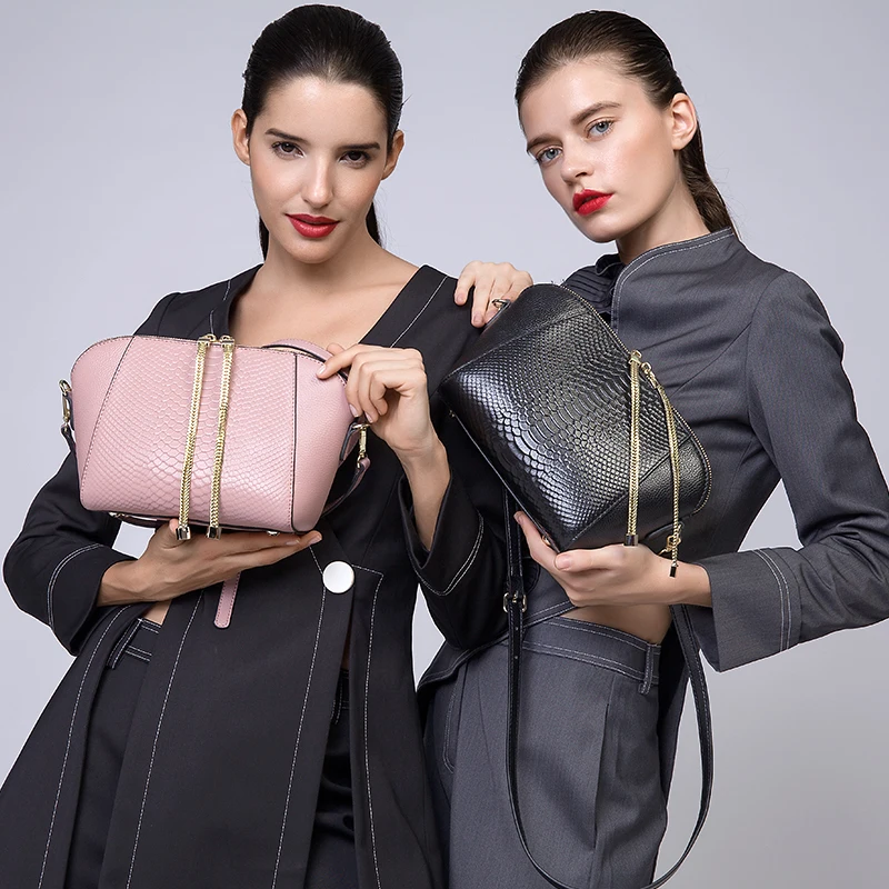 Russia ship!ZOOLER Brand genuine leather bag woman messenger bag for