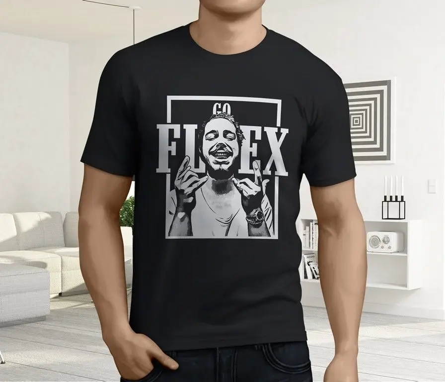 post malone black shirt