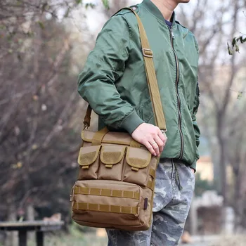

Outdoor Tactical Handbag Multiple Pockets Large Capacity Camping Shoulder Crossbody Bag BHD2