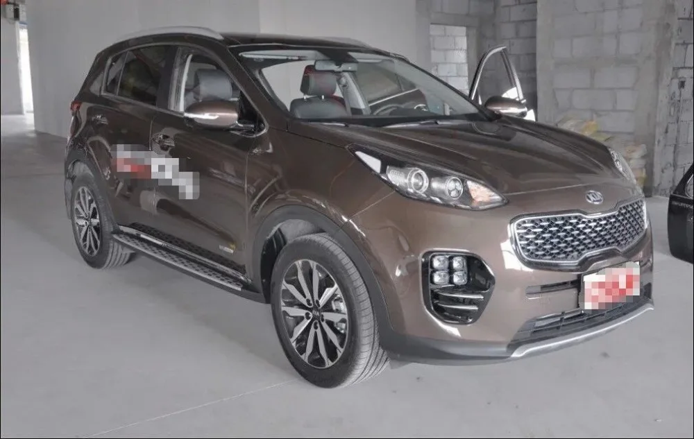 Алюминий подходит для алюминия KIA Все новые sportage 18 бег доска шаг в сторону nerf бары