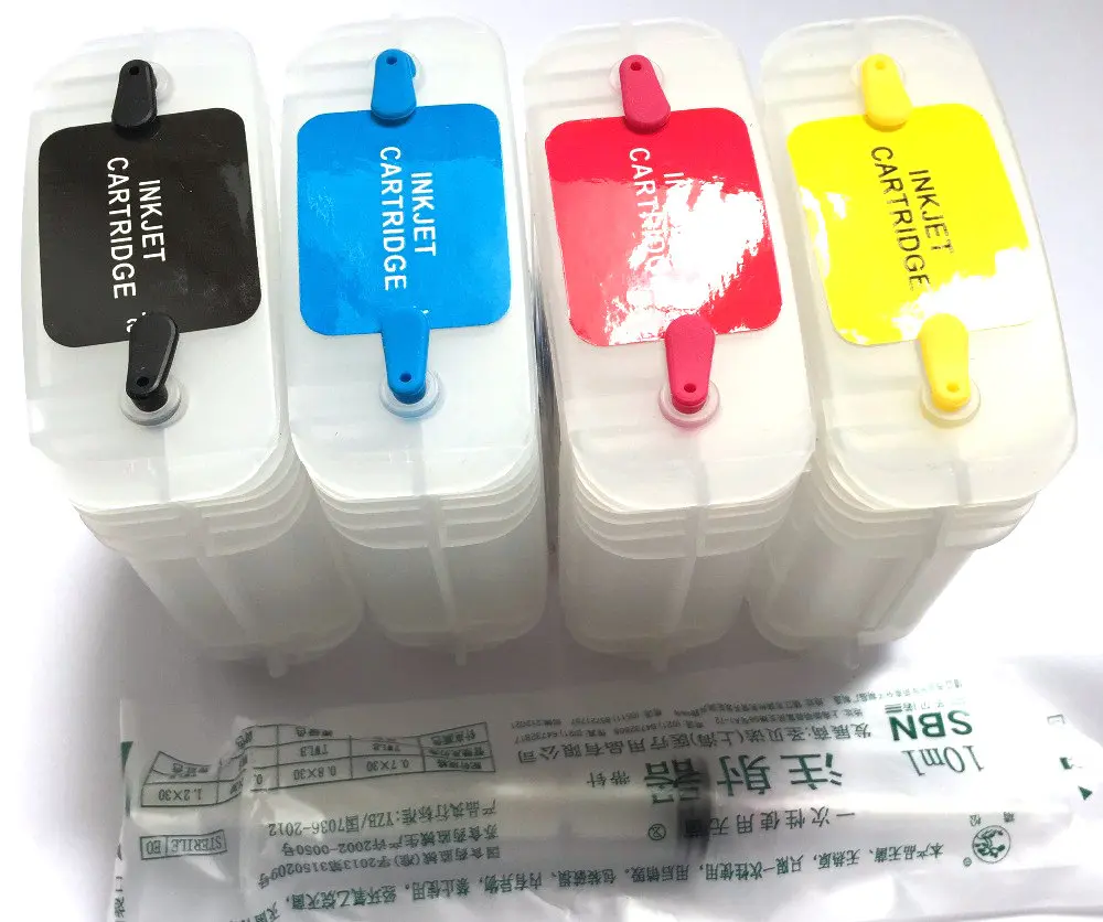 Vilaxh For HP 10 82 Refillable ink Cartridge With ARC Chip For HP Designjet 500 500ps 1