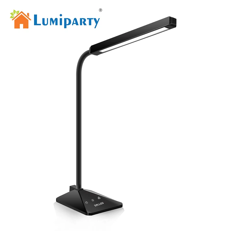 

LumiParty 8W 48 PCs LG LEDs Desk Lamp 5 Levels Brightness Dimmable Table Light with Touch Sensitive Control Panel