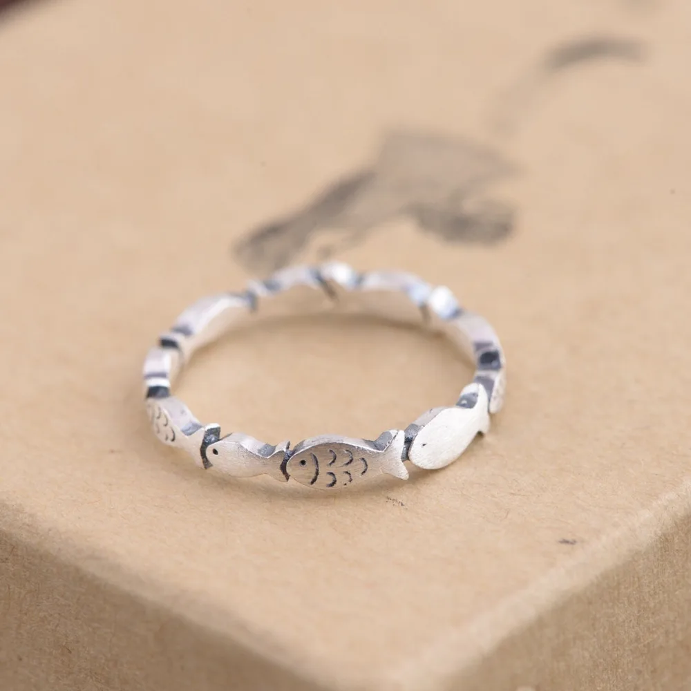 BALMORA, Настоящее 990 чистое серебро, ювелирное изделие, рыба, милые кольца для женщин, подарки для влюбленных, вечерние аксессуары, кольцо в виде животного, Bijoux SY21732 \ Y