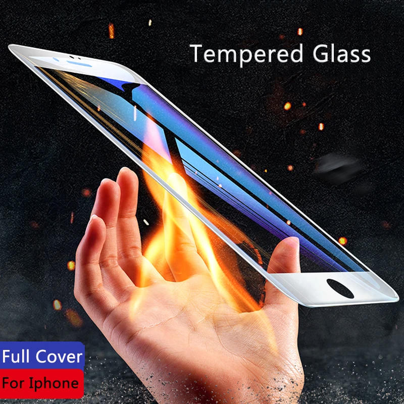5d Защитное стекло для iPhone 6 7 X Защита экрана для iPhone 6 6S 7 8 Plus 10 7plus 8 Plus защитное стекло Gorilla