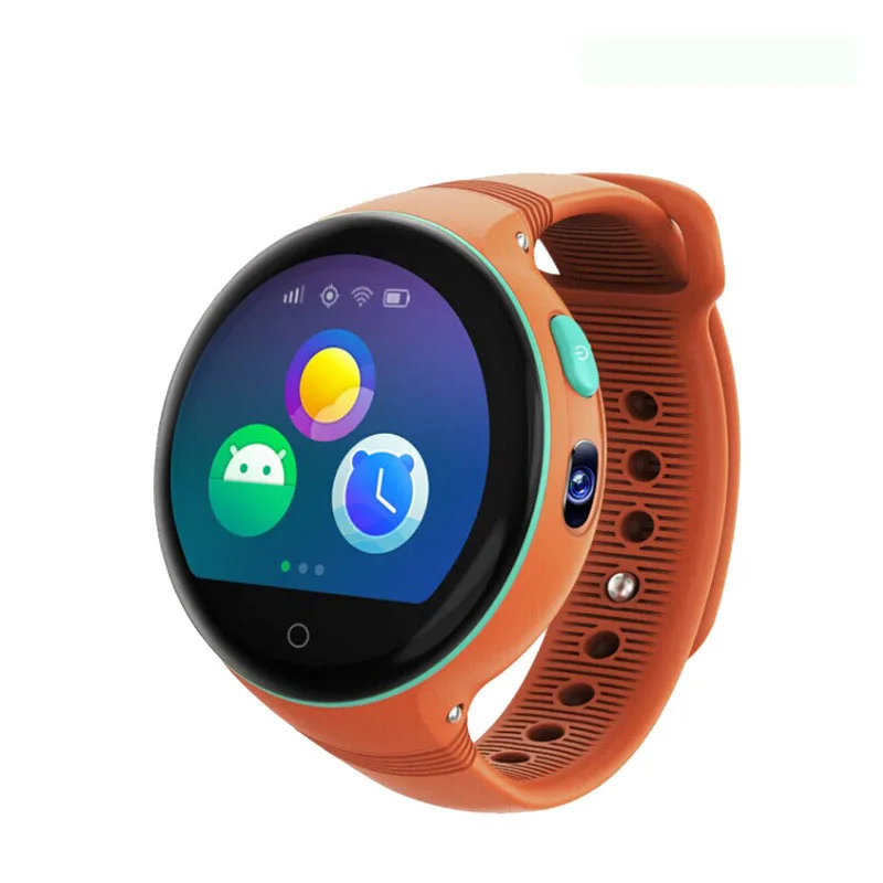 Children Smart Watch New HD 3D Round Screen Camera Positioning GPS Meter Step Standby Smartwatch Baby Watch Phone