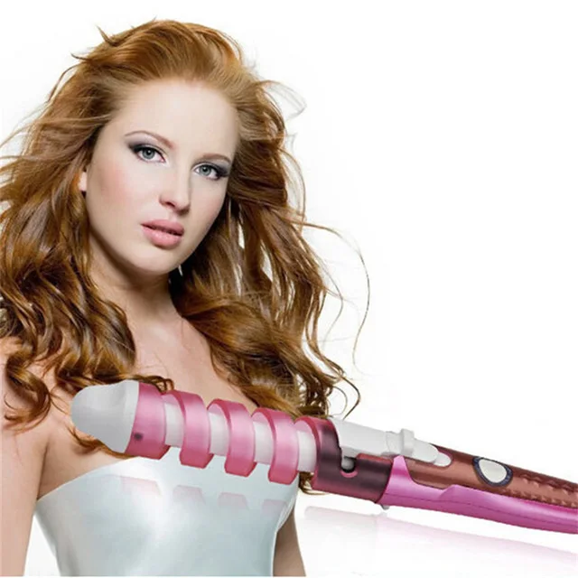 2016 New Spiral Coil Curling Iron Multicolor Ceramic Coating Panel Hair