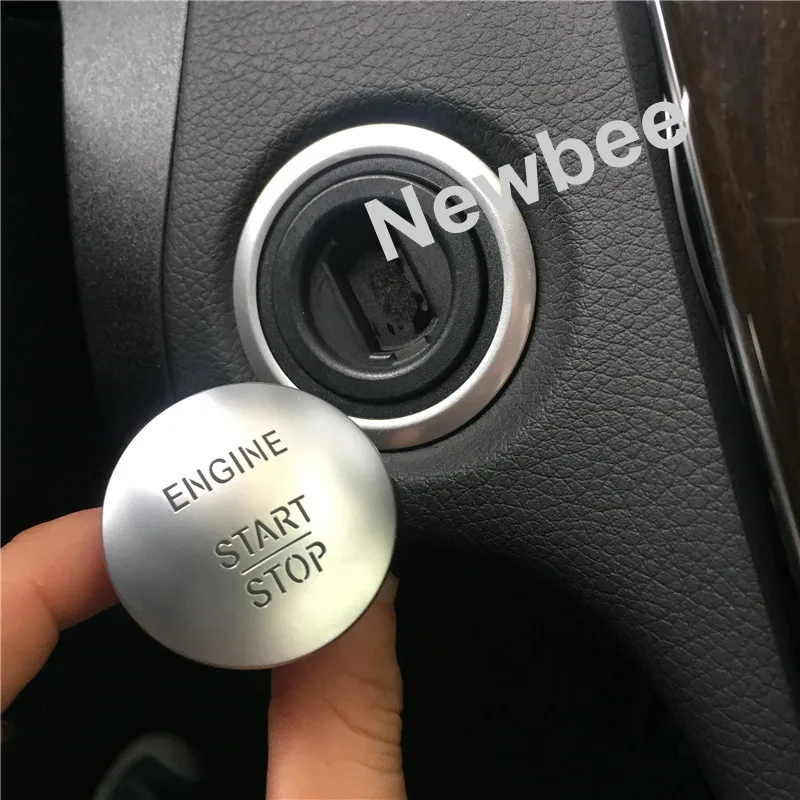 Newbee Keyless Go Start Stop стильная кнопка Зажигания для автомобиля переключатель зажигания Универсальный для большинства Mercedes Benz ML350 GLK350 S350 C200 A45 G55 S63