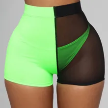 Горячие шорты для йоги женские сексуальные ажурные спортивные шорты для йоги Леггинсы Танцы Бег Высокая талия стрейч обтягивающие шорты марля