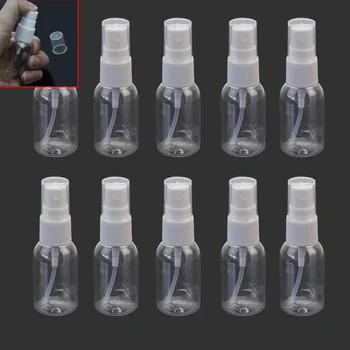 

10pcs 30ml Plastic Transparent Clear Perfume Atomizer Empty Spray Bottle New