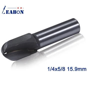 

LEABON 1/4x5/8 15.9mm Diameter Cove Core Box Router Bit