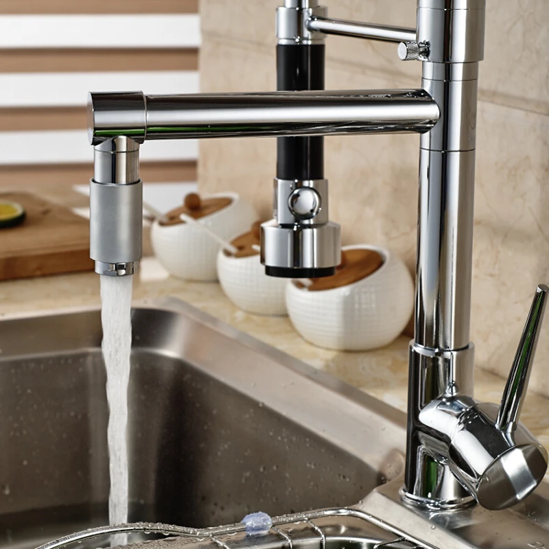 Deck-Mount-Single-Lever-Kitchen-Mixer-Faucet-One-Hole-Spring-Swivel-Spout-Mixer-Tap-Chrome-Finish (2)