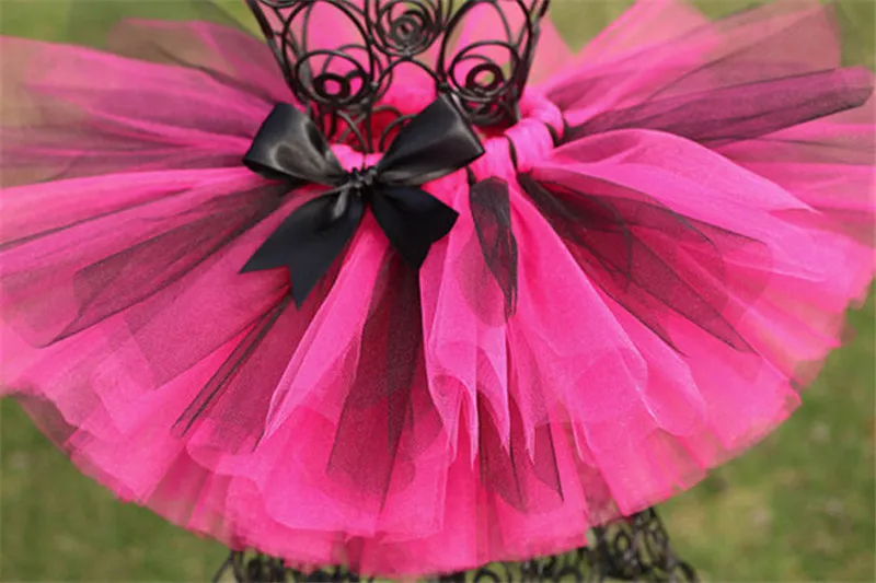 Высокое качество принцессы юбка-пачка для девочек юбка розовый тюль детские юбки для девочек День рождения Дети Танец пачка Pettiskirts От 1 до 8 лет