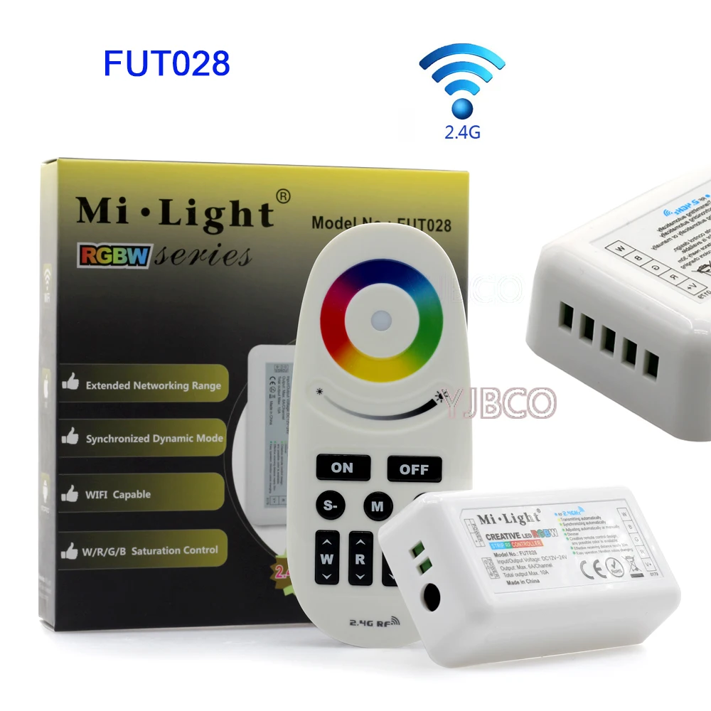 Miboxer 2,4G FUT020/FUT021/FUT022/FUT025/FUT027/FUT028 светодиодный затемнитель сенсорный двойной белый/RGB/RGBW контроллер светодиодной ленты