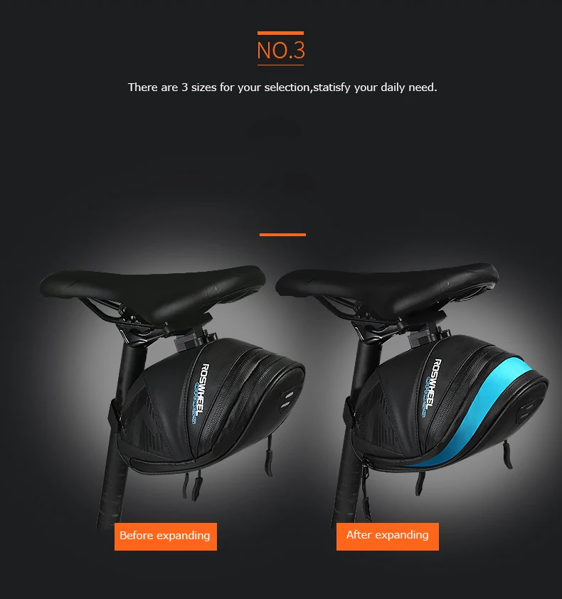 Best Roswheel Cross Series 131455 Mountain Road Cycling Bike Bicycle Back Rear Tail Seat Saddle Bag Pouch Pannier Sack Wedge Pack 5 Best Roswheel Cross Series 131455 Mountain Road Cycling Bike Bicycle Back Rear Tail Seat Saddle Bag Pouch Pannier Sack Wedge Pack 5