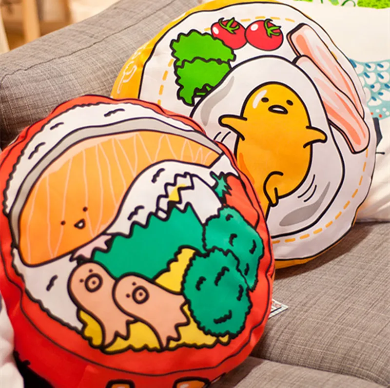 

Cute Japan KIRIMI Cushions Pillow Stuffed Plush Toy Doll Christmas Present Throw emoji Pillows Car Home Decor cojines emoticonos