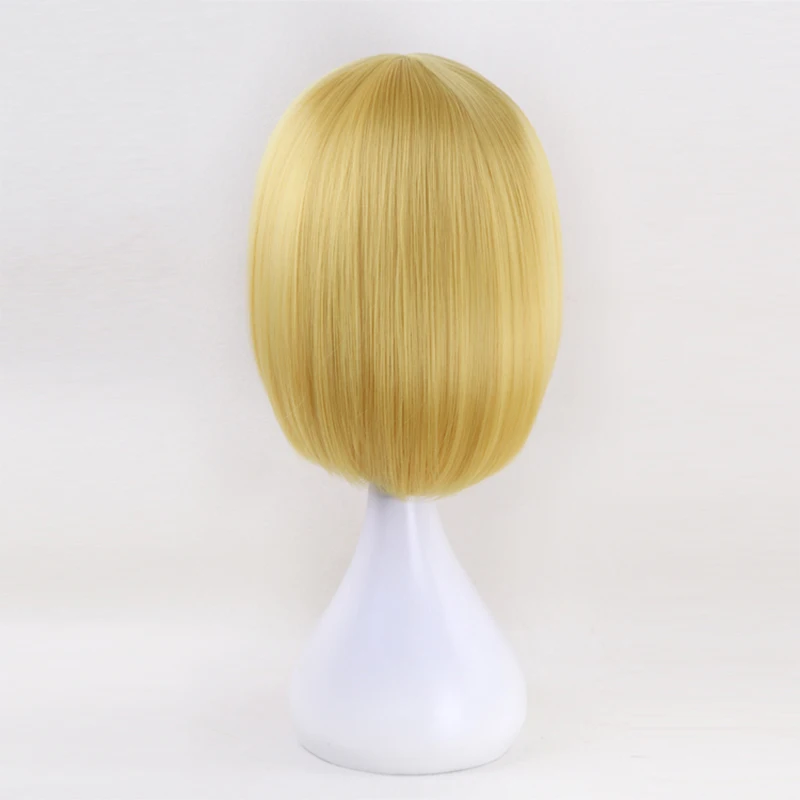 Hoseki no kuni желтый алмаз парик косплэй костюм земля блестящие для женщин волос парики для вечеринок на Хэллоуин+ кепки