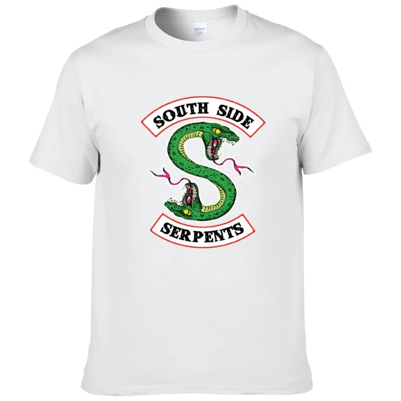 

Fashion South Side Serpents T Shirt Women Men Riverdale American TV T Shirt Casual Fan Style Summer Short Sleeve Tshirt