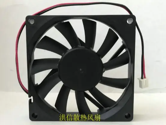 

8015 RDH8015B DC12V 0.17A 80*80*15 мм 2-проводной источник питания вентилятор шасси
