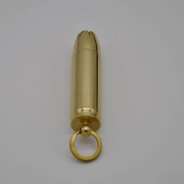

Personality Bullet Style Men Smoking Lighter Retro Mini Kerosene Oil lighter Portable Grinding Wheel Metal Gasoline lighter