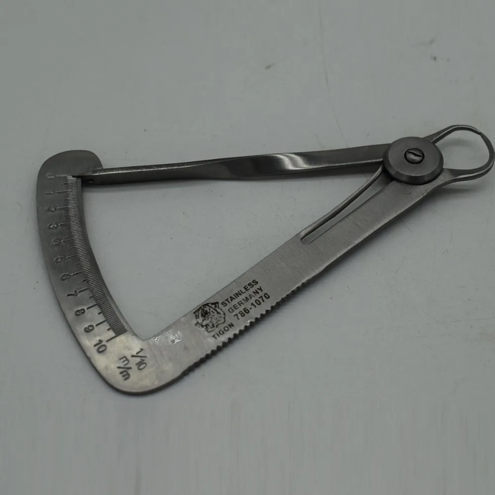 stainless inside calipers 0 10mm jewerly measuring caliper equipment