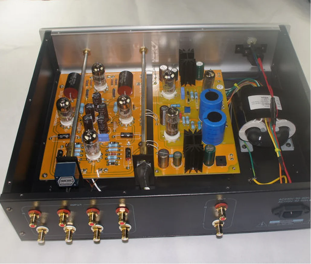 LITE 12AU7 + 12AX7 6DJ8 HIFI ламповый преусилитель база на CAT SL 1 сигнальный преусилитель|tube
