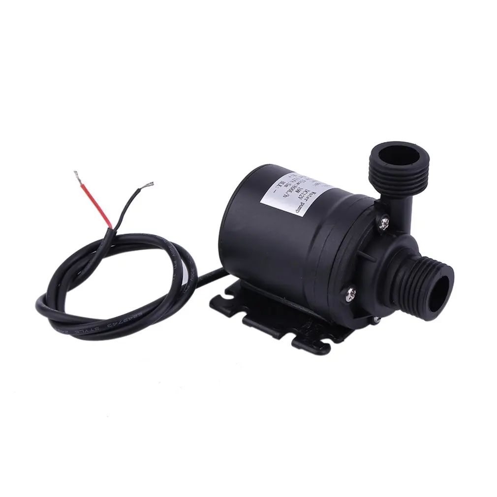 

Professional Ultra Quiet Mini DC 12V Lift 5M 800L/H Brushless Motor Submersible Water Pump Multifunction Threaded Water Pump