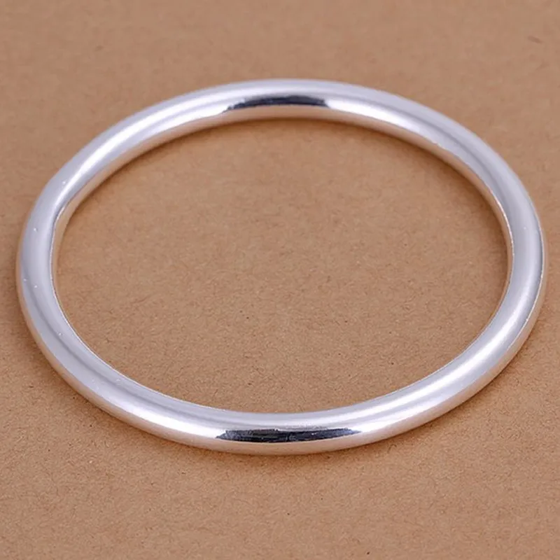 Серебряные модные ювелирные изделия 925 ювелирные изделия посеребренный браслет готовой Круглый браслет/ZIXJVZLS ODEUJTUY