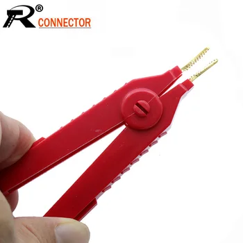 

10pcs/lot 90mm Alligator Clips Crocodile Electrical Clamp for Power Test Probe Leads Gold-plated Crocodile Clips Red Black Grey