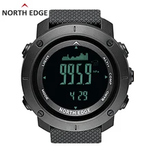 NORTH EDGE Men’s sport Digital watch Hours Running Swimming Military Army watches Altimeter Barometer Compass waterproof 50m