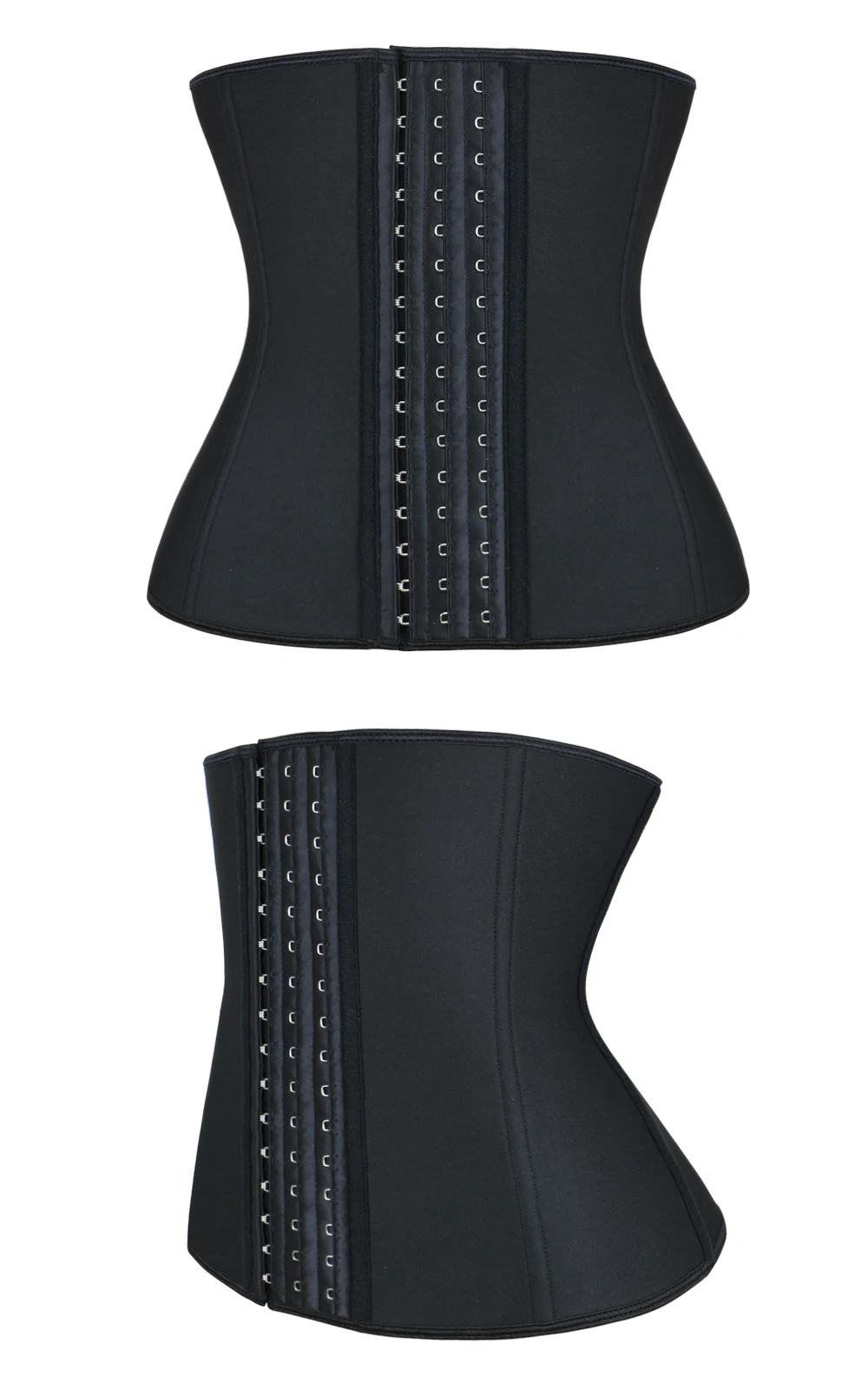 1650_01 Atbuty 9 Steel Boned Waist Trainer Corset Sweat Hot Underbust Control Tummy Loss Weight Body Shaper for Women (7)
