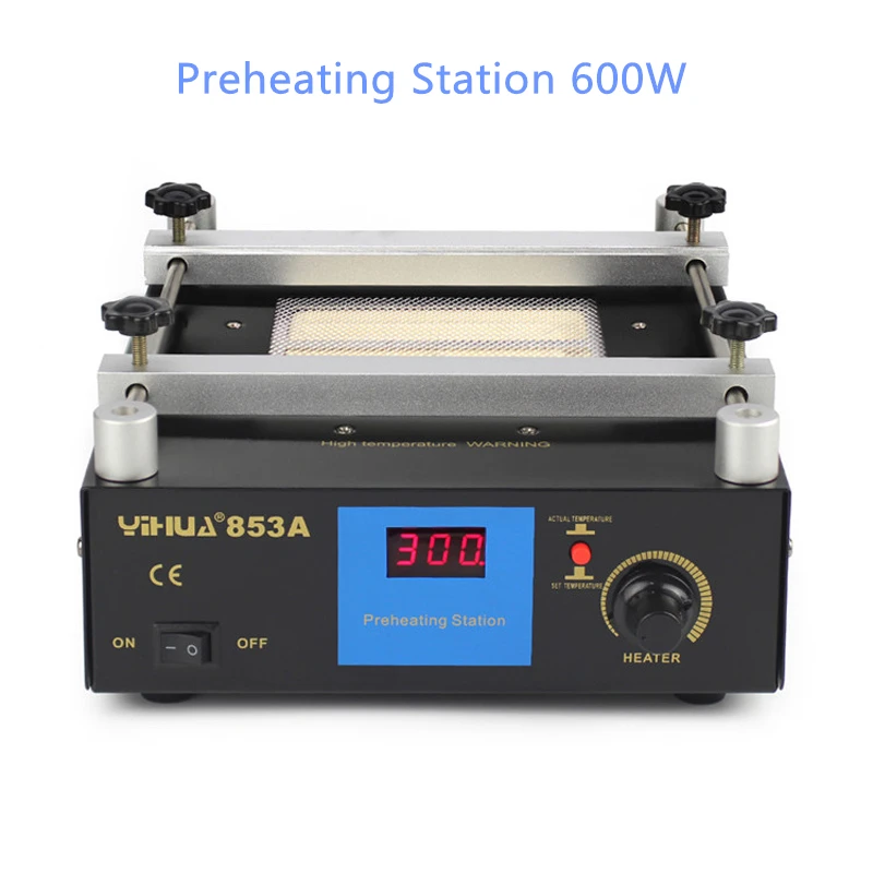 

853A Thermostatic Preheating Station 600W BGA Desoldering Rework Stationdigital Display Heating Platform Upgrade