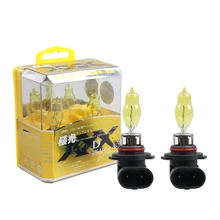 2pc 100w h1 h3 h7 h4 h8 h11 9005 hb3 carro halogênio luz de nevoeiro farol drl hod lâmpada substituição vidro amarelo lâmpada 3000k dourado