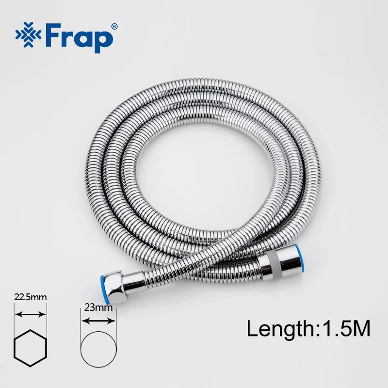 Frap جديد وصول عالية الجودة عززت 1.5 متر الاكسسوارات المقاوم للصدأ خرطوم مرن دش الحمام g43
