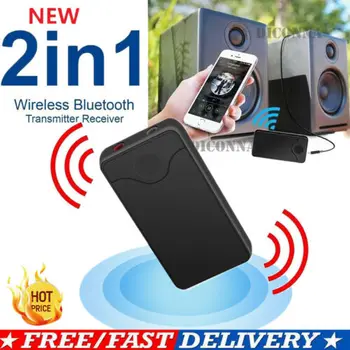 

Bluetooth 4.0 Wireless 2 in1 Audio Transmitter Splitter Receiver 3.5MM A2DP Multi-point Stereo Music Adapter
