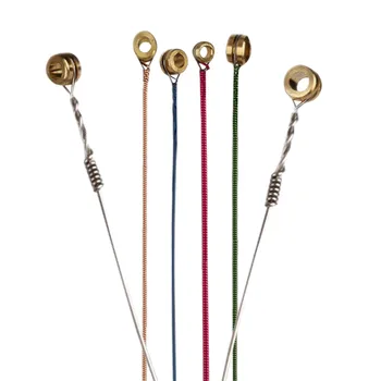 

6 PCS Rainbow Colorful Guitar Strings E-A For Acoustic Folk Guitar Classic Guitar Multi Color