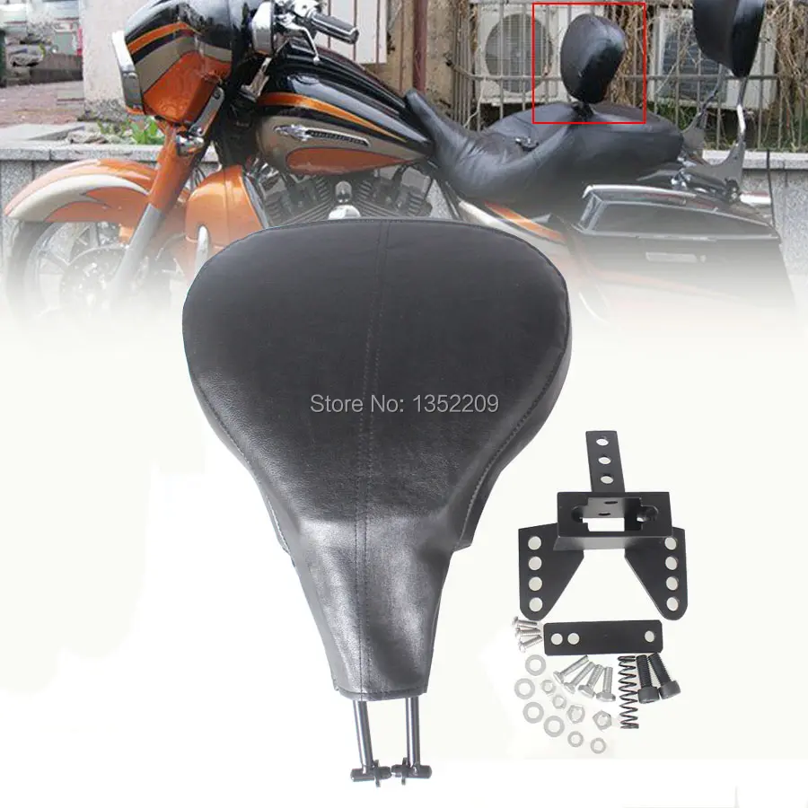 NEW Adjustable Driver Back Rest Backrest fits For Harley Touring 1988-2008