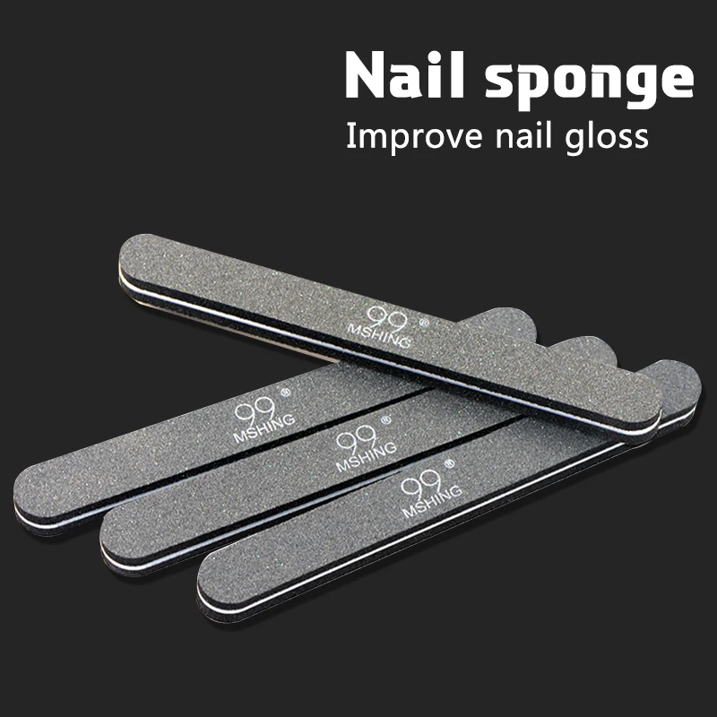 Mshing99 пилка для ногтей моющаяся шлифовальная полировка для полировки ногтей художественный инструмент Аксессуары для маникюра
