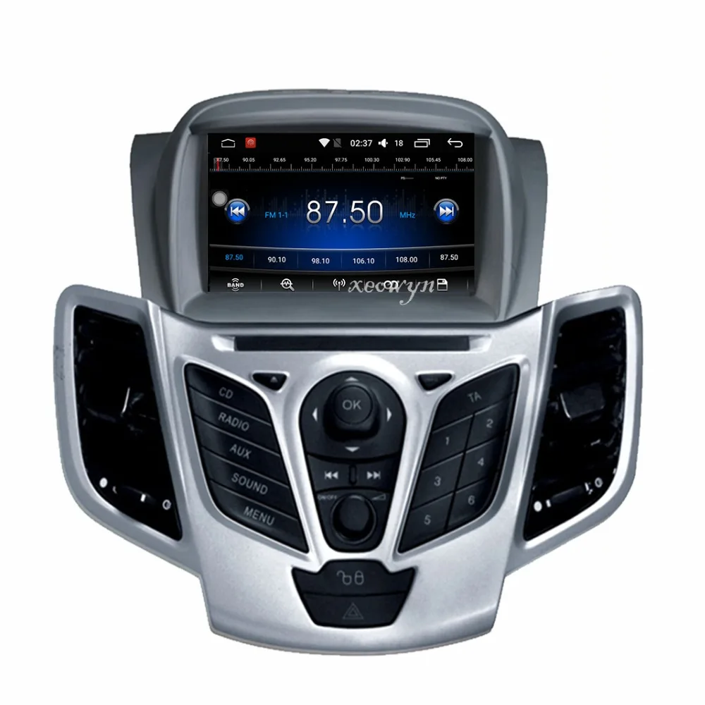 Perfect Quad core Android 9.0 Car DVD For Fiesta 2009 2010 2011 2012 2013 2014 2015 2016 Auto Radio GPS Navigation Audio Video DAB+ WiFi 5