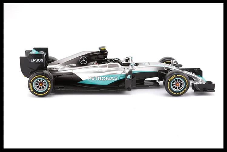 Bburago 1:18 сплав автомобиль Формула 1 гоночный автомобиль модель Гамильтон 44 Rosberg 6 спортивные автомобили игрушки дети мальчик подарок