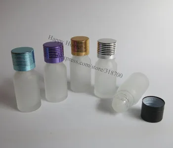 

360 x 10ml Frost Glass Essential Oil Container,10cc Essential Oil Bottle With Aluminum Lids, Cosmetic Container