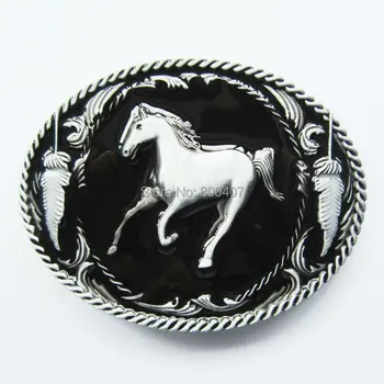 

Wholesale Retail Western Galloping Horse Belt Buckle 100% Leed-Free Fast Delivery Free Shipping