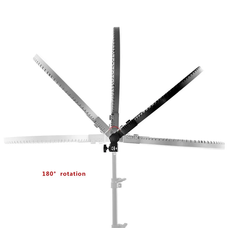 FOSOTO FT-12B фотографический светильник ing 3200-5600K 3 популярная обувь светодиодный кольцевой светильник для фотосъемки селфи кольцевая лампа для камеры телефона видео