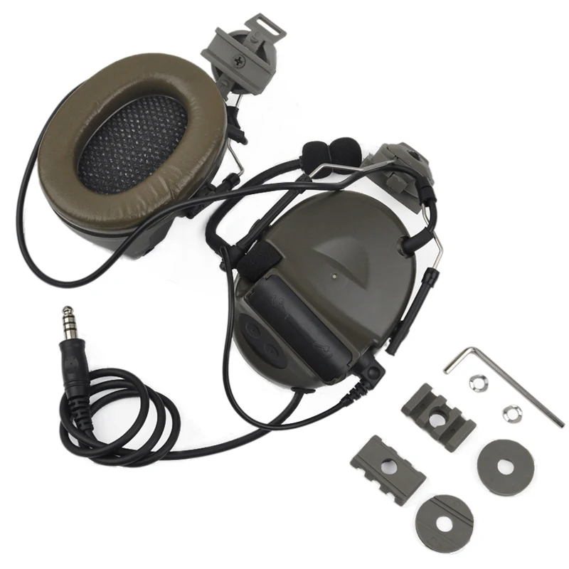 Гарнитура Z Tactical Softair авиационная гарнитура Comtac ii для быстрых шлемов и пелторов